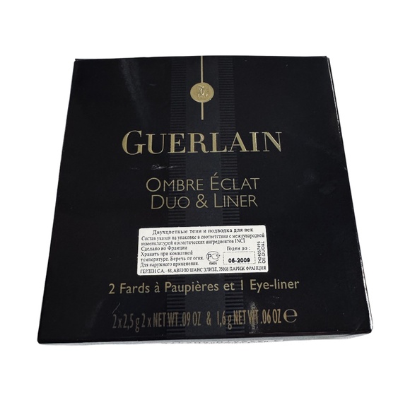 GUERLAIN Ombre Éclat Duo & Liner Eyeshadow Palette L’Heure Fumée 380 New - Picture 6 of 11